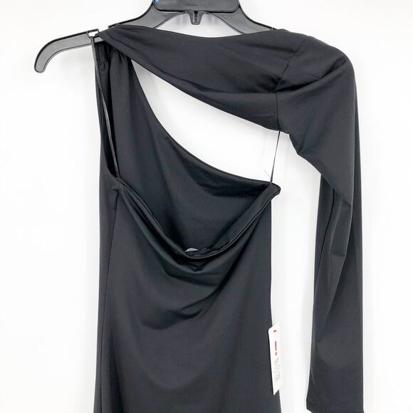 BARDOT Women's Londyn Mini Dress Small Black Cut Out Stretch Bodycon NWT - Picture 8 of 13